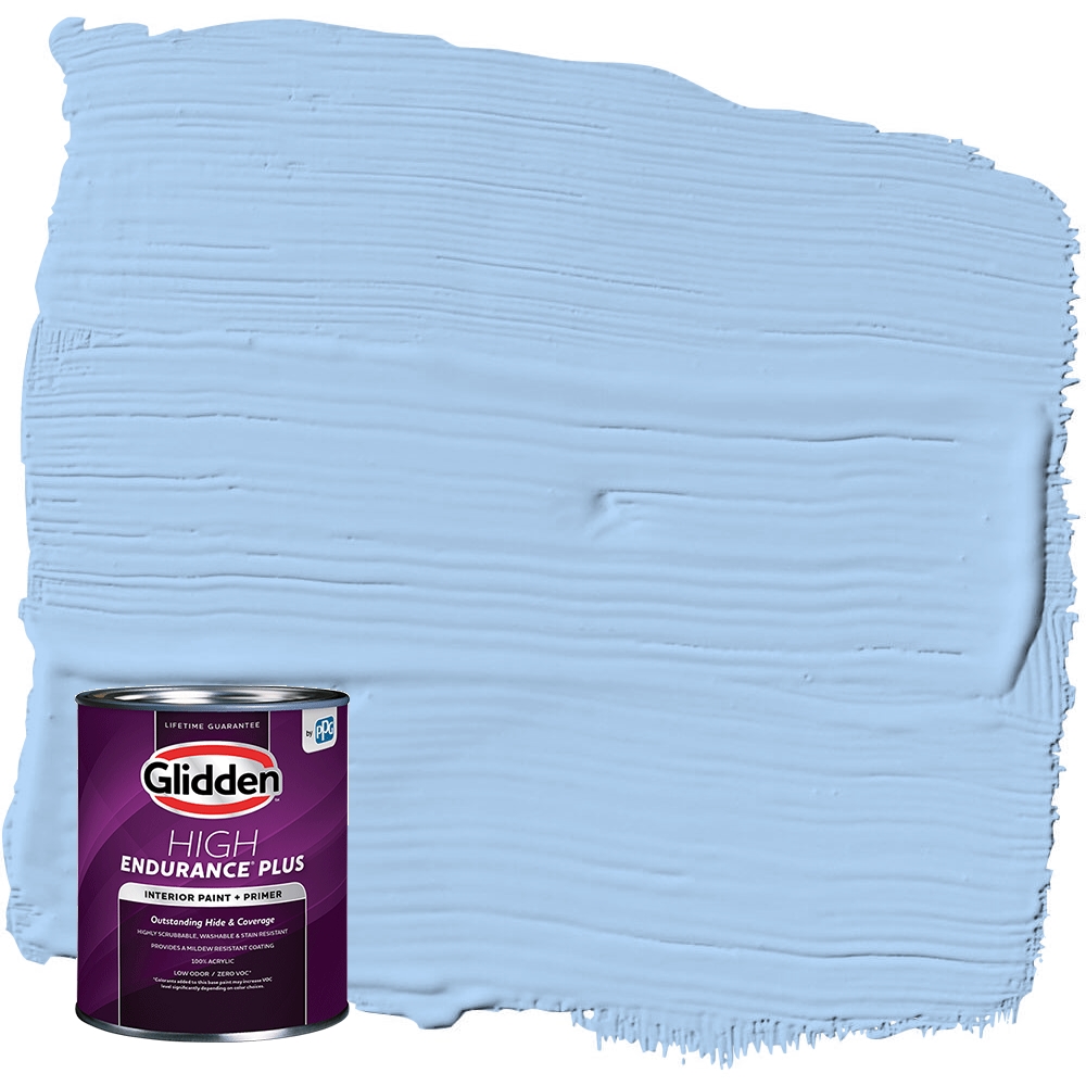 Glidden High Endurance Plus Interior Paint and Primer, Tranquil Blue