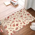 thumbnail image 5 of Fotbe Extra Durable Door Mat - Dirt Trapping Outdoor Welcome Mats - Non-Slip Outdoor Door Mats - Low Profile Front Door Mat - Indoor (16" x 24", Red Wine ), 5 of 9