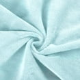 thumbnail image 3 of EVOLIVE Soft Micromink, Faux Fur, Faux Suede Body Pillow Cover 21"x54" Replacement with Zipper Closure (21"x54" Body Pillow Cover, Aqua), 3 of 5