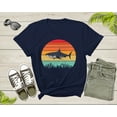 thumbnail image 3 of Retro Sunset Vintage Cute Shark Lover Fish Animal Lover Gifts Men Shirt T-Shirt Ocean Life Shirt Shark Birthday Shirt for Women Men Kids, 3 of 8