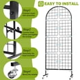 thumbnail image 3 of Expositor VGMiu con panel de pared con rejilla, 60 x 160 cm, metal negro, 3 of 7
