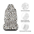 thumbnail image 4 of Honeii Heart Leopard Print Car Seat Cover,Car Interior Covers,Universal Fit Seat Protector, Compatible with Most Cars, SUVs, Trucks, and Vans, 4 of 5