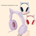 thumbnail image 4 of Cat Ear Wire Less Headphone with Mic, Volume Control Cat Ear BT Headphone, LED Light Foldable Music Gaming Headset with 3.5mm Aux Cable & Speaker for Kids Adults, 4 of 7