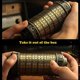 thumbnail image 2 of Cryptex Da Vinci Code Mini Lock Puzzle Boxes with Hidden Compartments Valentine's Day Birthday Gifts, Brass, 2 of 5