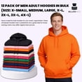 thumbnail image 2 of SOCKS'NBULK Mens Wholesale Hoodie Sweatshirts, Cotton Blend, Bulk Adults Hoodies Sweatshirt, 2 of 7
