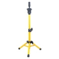 thumbnail image 1 of Trípode para cabeza de maniquí de peluquería premium para práctica de pelucas Amarillo, 1 of 7