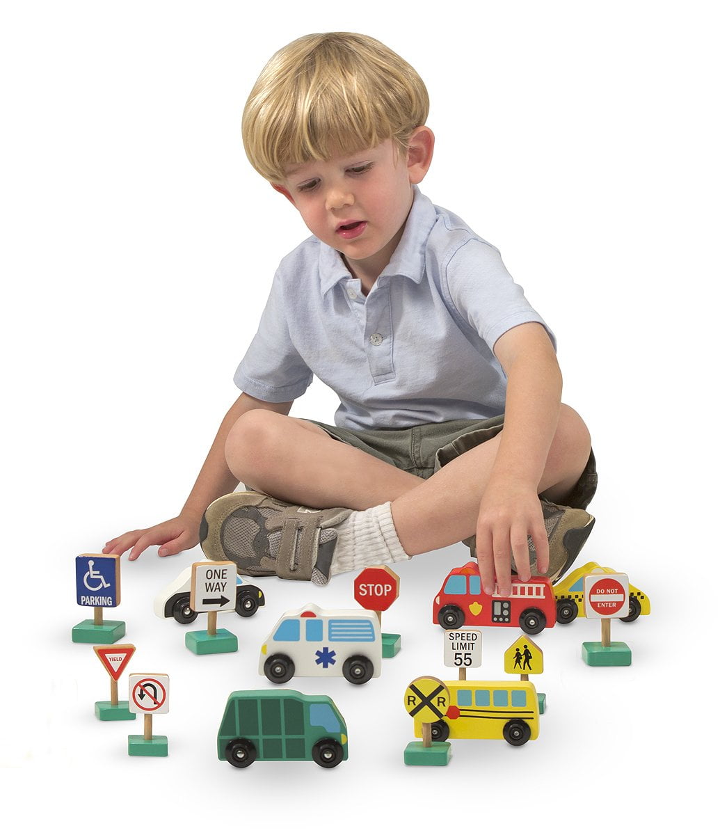 melissa and doug cars and signs