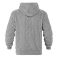 thumbnail image 6 of cfhntfmh Mens Sherpa Fleece Hoodies Pullover Big and Tall Casual Hooded Fall Winter Solid Color Warm Sweatshirt Clothes（Gray,X-Large), 6 of 7