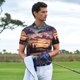 thumbnail image 3 of Balery Starry Night Purple Irises Camisa Polo de Hombre con Estampado, de Manga Corta y Tejido Medio, Camisa Tipo Golf Polo-X-Large, 3 of 6