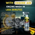 thumbnail image 4 of Engine AID Effectively Cleans Car Engine Bays Without The Need For Water, Formula Designed To Remove Dirt, Oils & Grease, Non-Flammable & ECO Friendly, (16 Fl Oz) W/2/Microfiber Towel (2-Pack), 4 of 6
