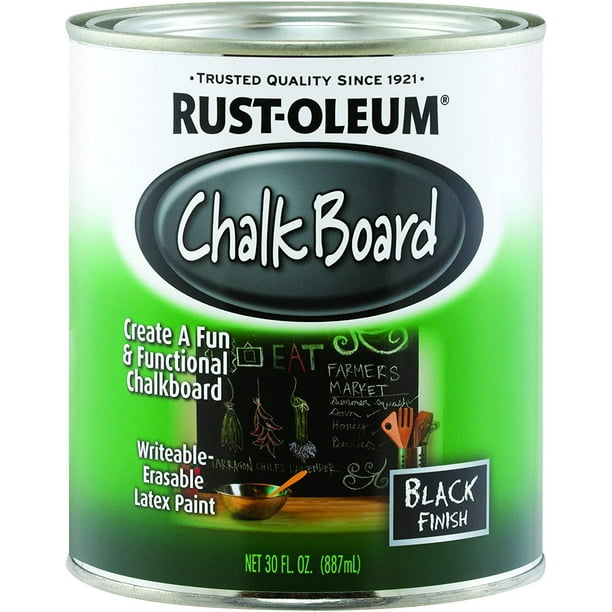 RustOleum Black Chalkboard Paint 30 oz.