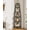 Black, variant on 5-Tier Corner Shelf, Corner Bookshelf, Ladder Shelf, Floor Standing Storage Rack, Open Display Stand, Plant Stand, for Living Room, Bedroom, Study, Bathroom