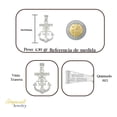 thumbnail image 2 of Dije De Cruz Con Forma De Ancla De Plata 925, 2 of 3