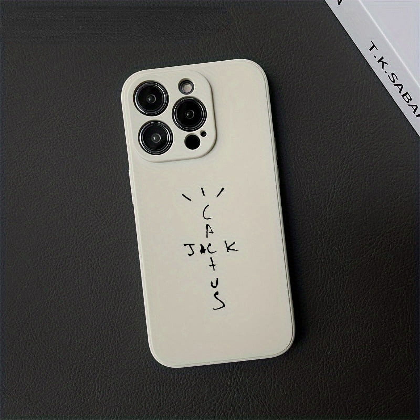 Cool Travis Cactus Jack Phone Case Black iPhone Case for 15 14 13 12 11 Pro  ProMax XR 2020SE Silicone Case Cover Gift for Boys Black For iPhone 12 Pro  - Walmart.ca