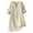 Beige, variant on Linen Shirts Women Women Linen Shirts V Neck Pullover Solid Short Sleeve Loose Elegant Shirt Top Plus Size Tshirts Women White M