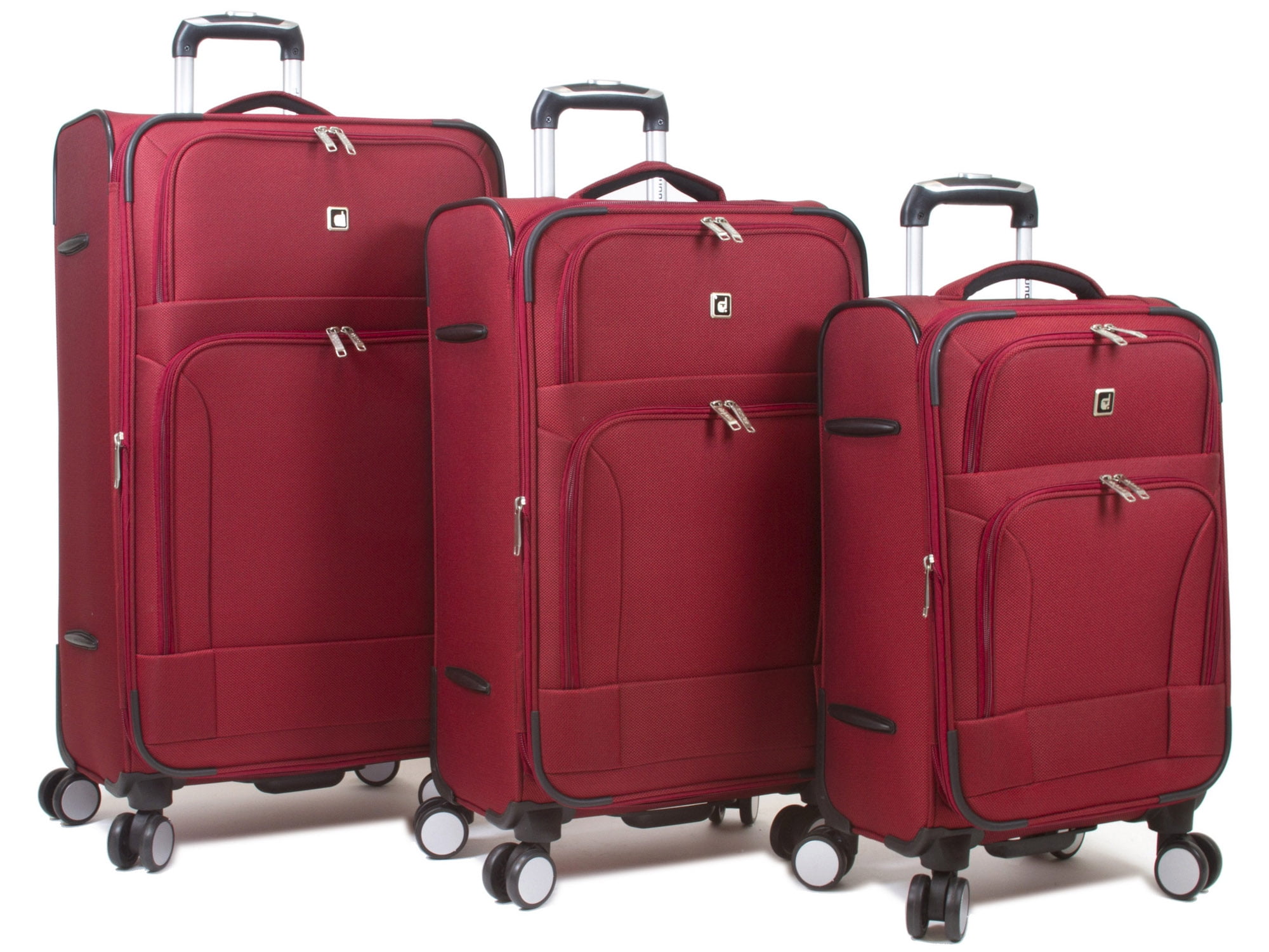 Dejuno - Dejuno Symphony Lightweight 3-Piece Spinner Luggage Set ...