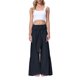 thumbnail image 1 of SAYOO Pantalones de Pierna Ancha para Mujer, Casual, Sueltos, de Color sólido, Cintura Fruncida, Vendaje, Cintura Elástica, Pantalones Femeninos SAYOO  Moda, 1 of 5