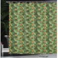 thumbnail image 3 of Ambesonne Botanical Shower Curtain, Tropical Leaves Forest, 69"Wx70"L, Evergreen and Olive Green, 3 of 4