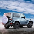 thumbnail image 3 of Balery Striped Gradient Tire Covers - Tough Tire Wheel Protector for Truck, SUV, Trailer, Camper, RV -16 inch, 3 of 8