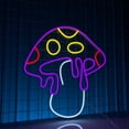 thumbnail image 5 of Handmadetneonsign Mushroom Dripping Neon Sign, Mushroom Wall Art Decor, Home Room Wall Decor, 5 of 5