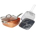 Tayama TCSP-10 Induction Copper Square Pan