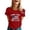 #01-Red, variant on Womens 250 Anniversary Usa Shirt 250 Anniversary Usa Flag Independence Day Freedom T-Shirt Crew Neck Comfy America Pullover Streetwear