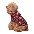 thumbnail image 5 of Haiem Buffalo Plaid Snowflakes for Winter Dog Hoodie Sweatshirts with Pockets Warm Dog Clothes for Small Dogs Chihuahua-Large, 5 of 7