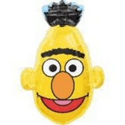 BERT SESAME STREET Balloon • Large Foil Mylar Balloon • Party Supplies Decorations Foil Mylar Balloon