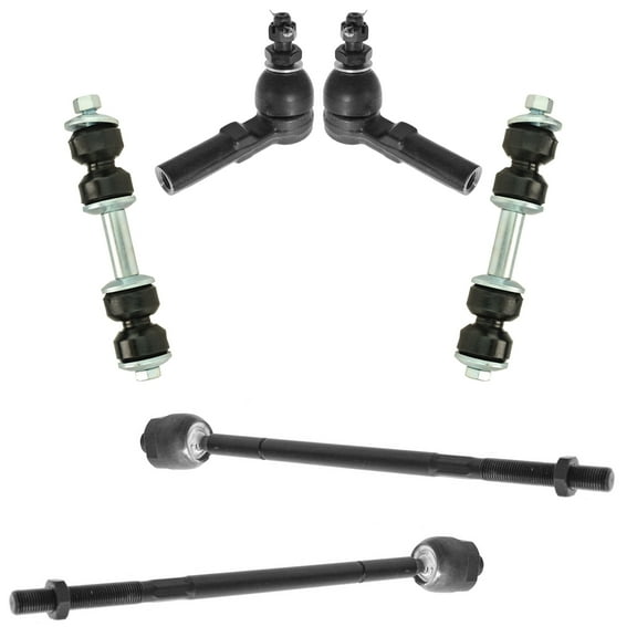 TRQ Front Inner Outer Tie Rod End Sway Bar Link Steering Suspension Kit Set 6pc PSA59373 Fits select: 2000-2005 BUICK LESABRE, 2006-2011 BUICK LUCERNE