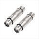 thumbnail image 1 of Paquete de 2 Conectores XLR Hembra A Hembra, Conector XLR Hembra de 3 A Conector XLR Hembra de 3 para Micrófono, Estéreo, Mezclador, 1 of 5