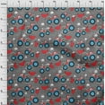 thumbnail image 4 of oneOone Polyester Lycra Gray2 Fabric Tractor Sewing Fabric By The Yard Printed Diy Clothing Sewing Supplies 56 Inch Wide, 4 of 6