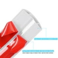 thumbnail image 4 of Uxcell 0.8" W x 0.4" H 10ft Floor Cord Cover Cable Protector Cable Management White, 4 of 6
