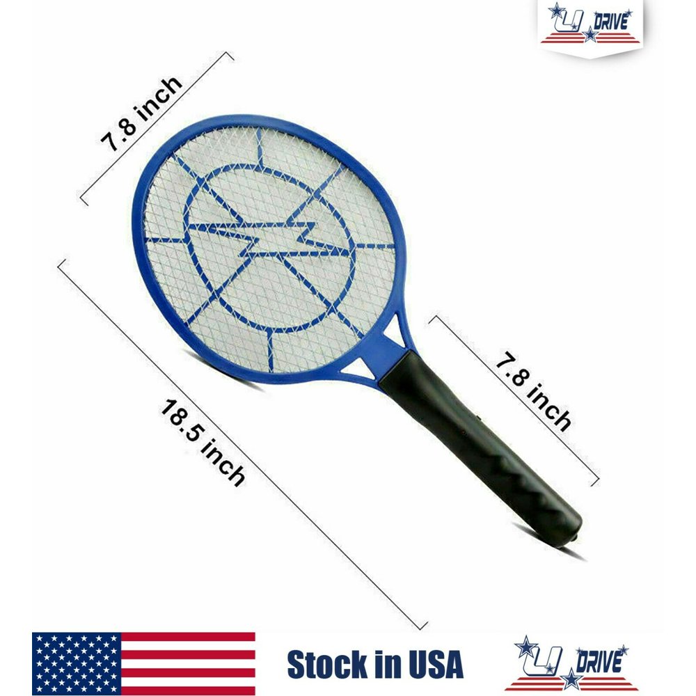 AA Battery DC Power Electronic Mosquito Fly Swatter for Indoor and