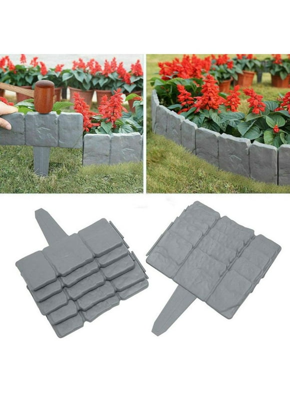 Stone Landscape Edging in Lawn Edging