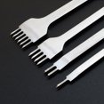 1pc Leather Craft Tool Spacing Punch 3mm6mm Hole Chisel Lacing