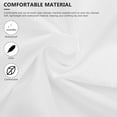 thumbnail image 2 of MasteelfCA Cape de Coiffure Utile Cape de Coupe de Cheveux Imperméable Cape de Coupe de Cheveux Fournitures de Protection pour Salon de Coiffure (Blanc), 2 of 7