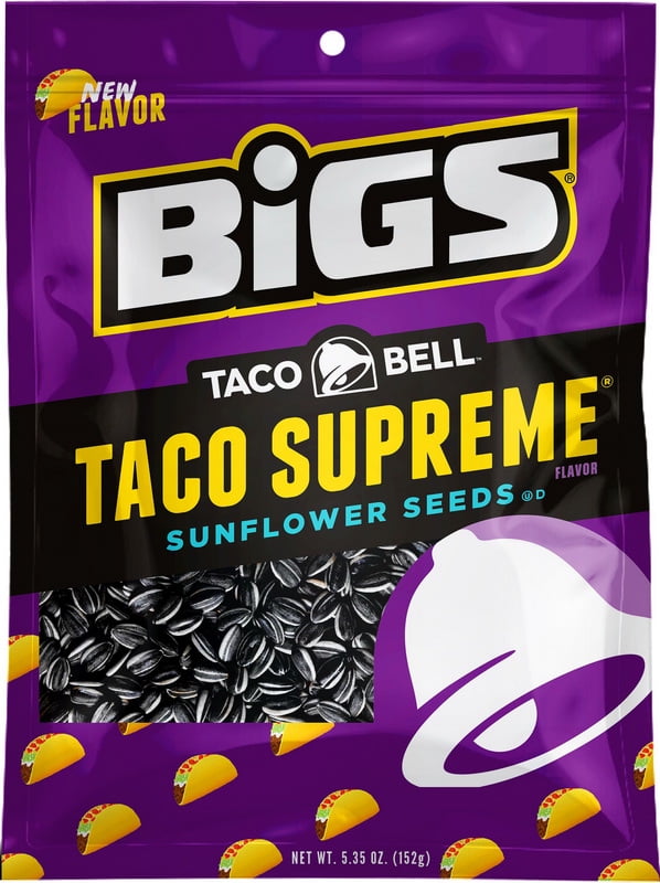 Bigs 1601201340 Bigs Taco Supreme Sunflower Seeds