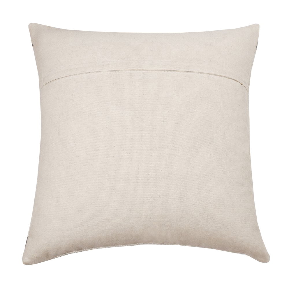 LR Home Apollo Cotton Poly Filled Pillow in Gray/White, 20" x 20"