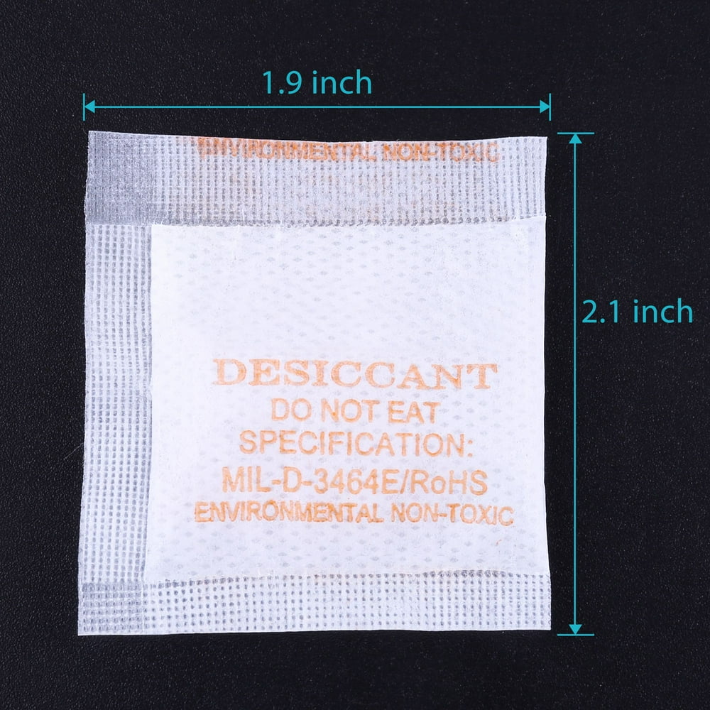 Silica Packets Desiccant, Safe Odorless Nontoxic Moisture Absorbing
