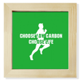 thumbnail image 1 of Choose Low Carbon Choose Life Square Picture Frame Wall Tabletop Display, 1 of 3
