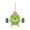 B, variant on Cute Cactus Acrylic Pendant Decoration Cactus Decoration Pendant Pendant Green Cactus Acrylic Decoration Pendant Indoor And Outdoor Decoration Glitter Easter Eggs