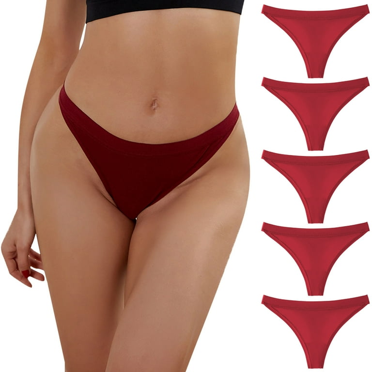 Underwear Color Panties Knickers Underpants Solid Bikini Women