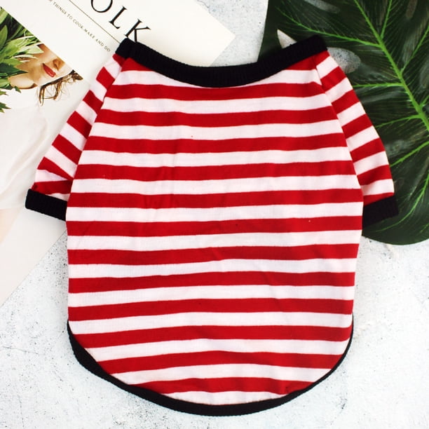 Xiao Hua Camiseta para perro y gato, camisetas transpirables para mascotas, sudadera para cachorro, ropa para perro, abrigos para perros pequeños, medianos y gatos, rojo, XL