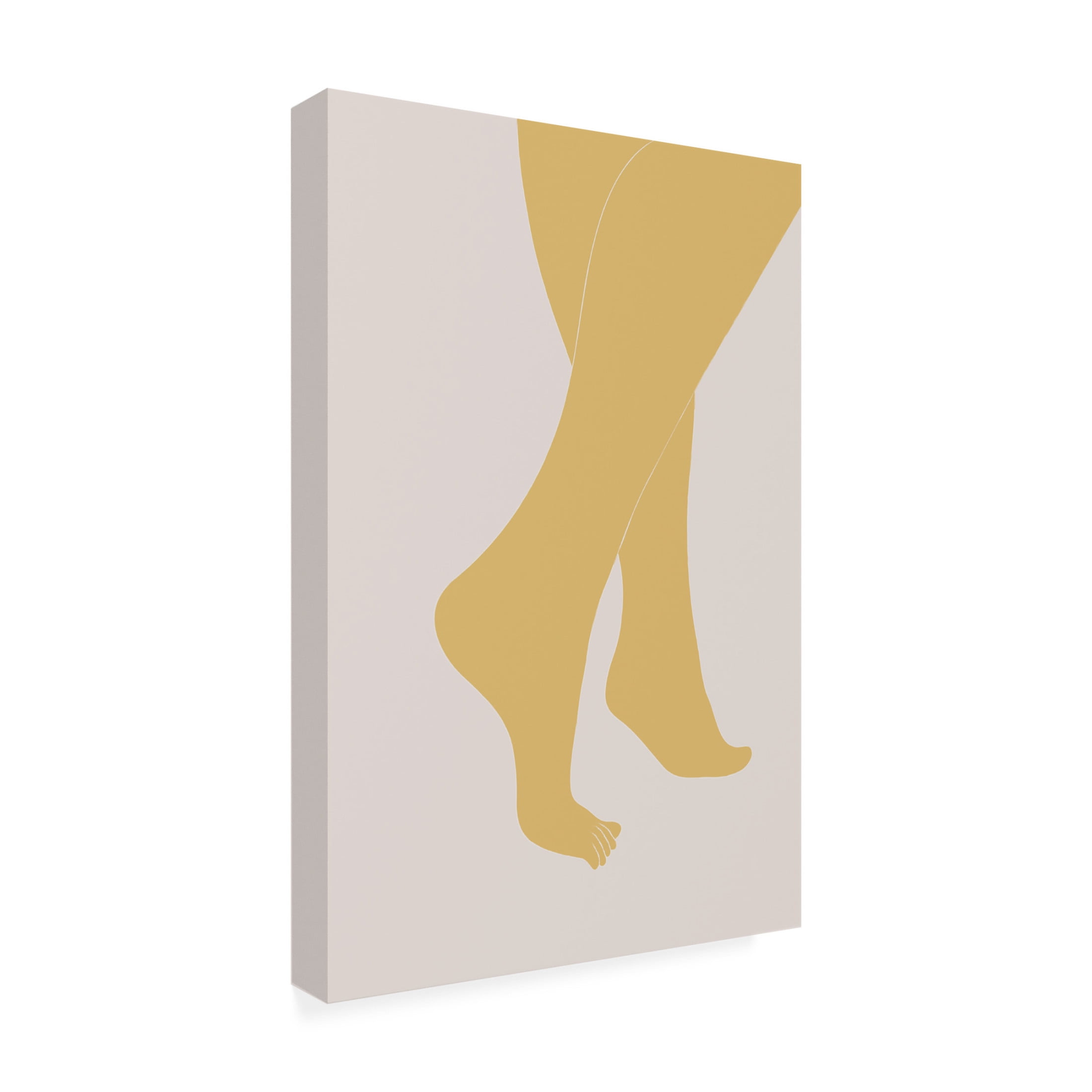Canvas Wall Art - Pictufy Studio Ii 'Tip Toe' Wall Art for Living Room, Bedroom, or Office D?cor by Trademark Fine Art - 30 x 47 Inches