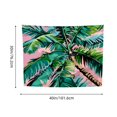 thumbnail image 3 of Shiartex Palm Tree Tropical Painting Tapestry Wall Hanging 100% Polyester 40*30in, 3 of 6