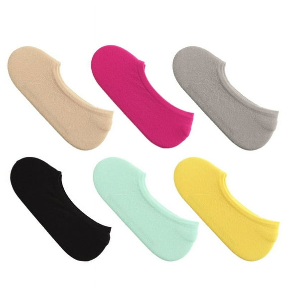 MANNYA 10 Pair Summer Invisible Socks No Show Non Slip Socks Silicone Gel Shoe Socks