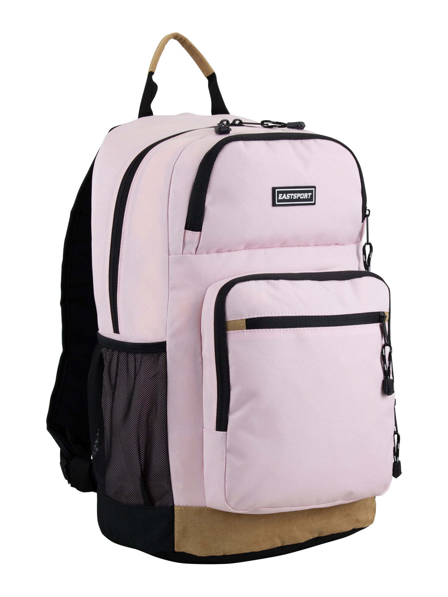 Eastsport Unisex Essential Backpack, Sand Rose/Suede