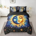 thumbnail image 2 of Castle Fairy Moon Sun Bedding Comforter Set 7 Pieces for Teens Girls,Starry Sky Full Bedding Set Lightweight,Bohemian Theme Fitted Sheet Flat Sheet,Lightweight Room Decor,Reversible, 2 of 8