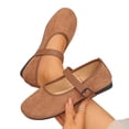 thumbnail image 6 of Wensltd Women Shoes Solid Color Mary Jane Flats Solid Color Spring Summer for Office Work Daily, 6 of 8