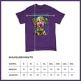 thumbnail image 5 of Tee Hunt Dean Russo Dalmatian Luv Colorful Dog T-Shirt Neon Puppy Men's Tee, Purple, Medium, 5 of 5